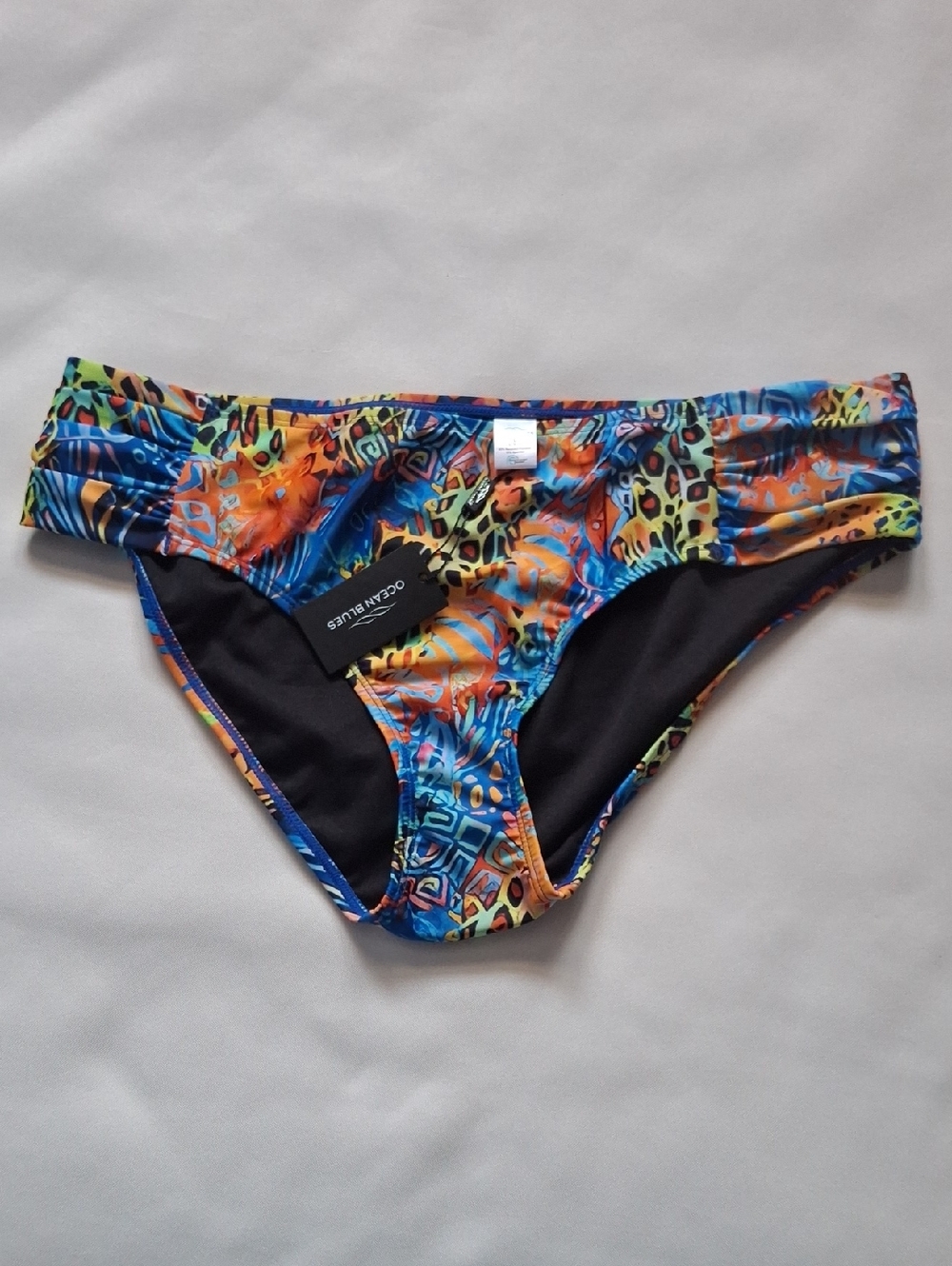 Ocean Blues Women's Full Coverage Bikini Bottoms Low Rise Size L